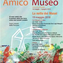 Locandina Amico Museo - La notte dei Musei